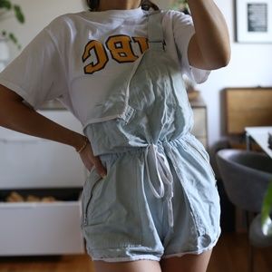 ARITZIA LIGHT BLUE ROMPER